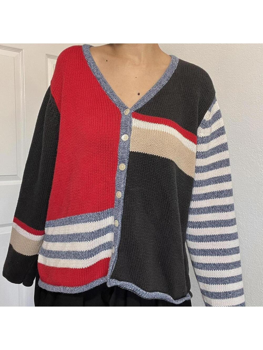 Colorblock Cardigan